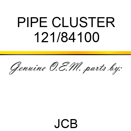 PIPE CLUSTER 121/84100