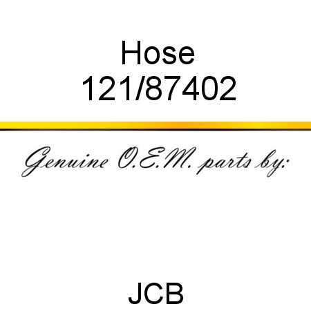 Hose 121/87402