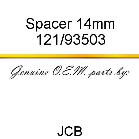 Spacer, 14mm 121/93503