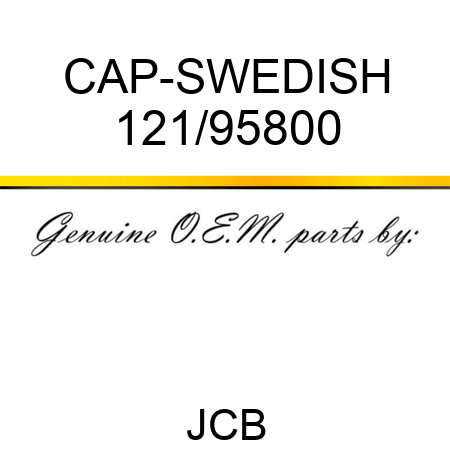 CAP-SWEDISH 121/95800