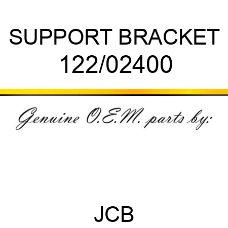 SUPPORT BRACKET 122/02400
