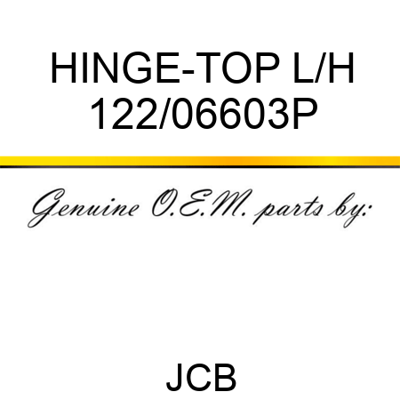 HINGE-TOP L/H 122/06603P