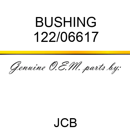 BUSHING 122/06617