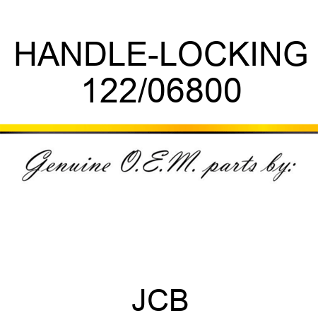 HANDLE-LOCKING 122/06800