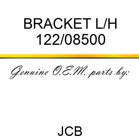 BRACKET L/H 122/08500