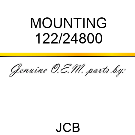 MOUNTING 122/24800