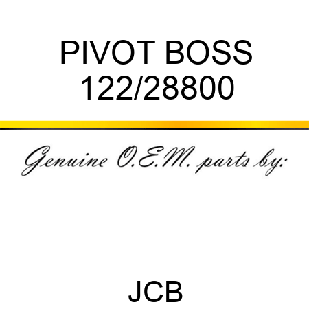 PIVOT BOSS 122/28800