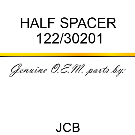 HALF SPACER 122/30201