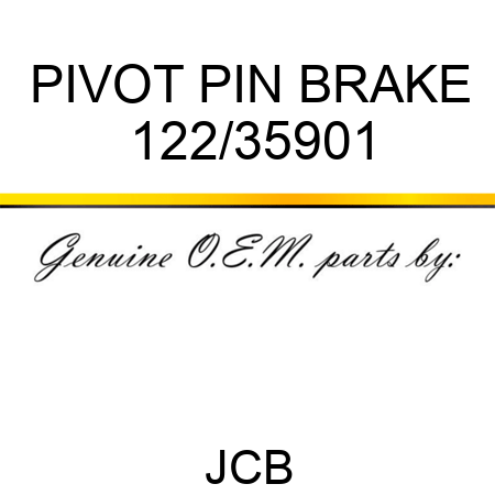 PIVOT PIN BRAKE 122/35901