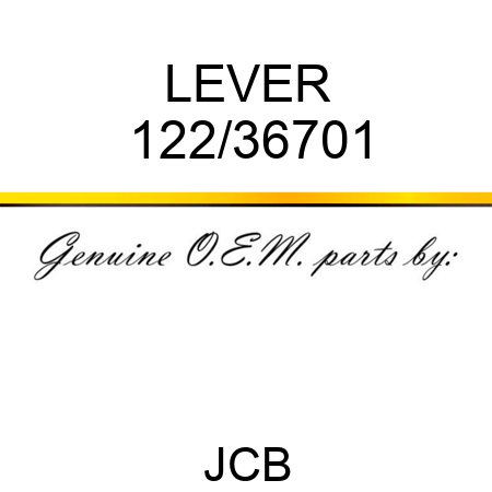 LEVER 122/36701