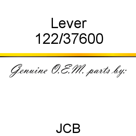 Lever 122/37600