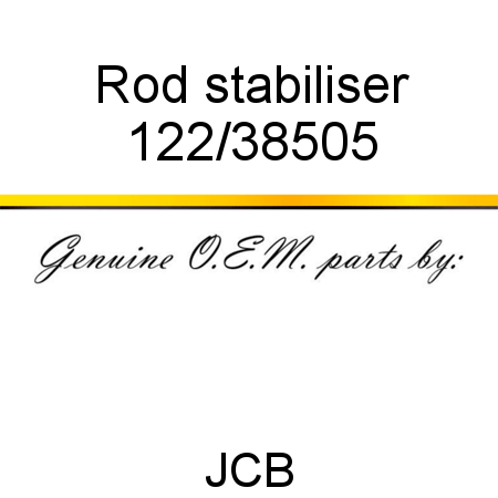 Rod, stabiliser 122/38505