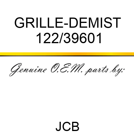 GRILLE-DEMIST 122/39601
