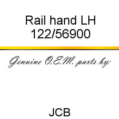 Rail, hand, LH 122/56900