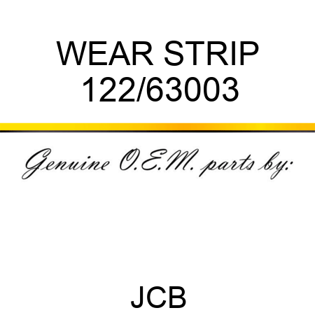 WEAR STRIP 122/63003