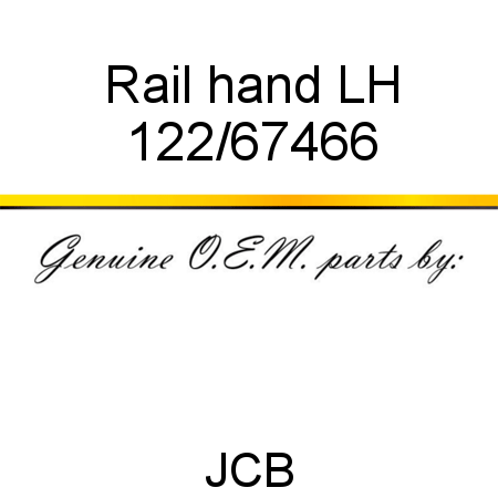 Rail, hand, LH 122/67466