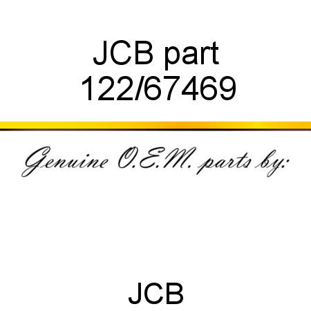 JCB part 122/67469