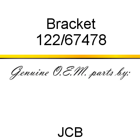 Bracket 122/67478