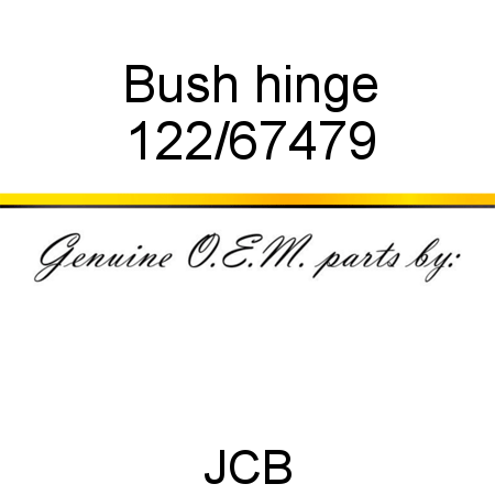 Bush, hinge 122/67479