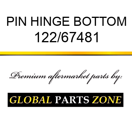 PIN HINGE BOTTOM 122/67481