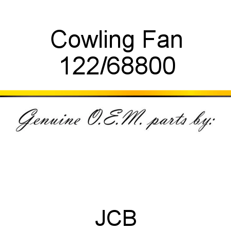 Cowling, Fan 122/68800