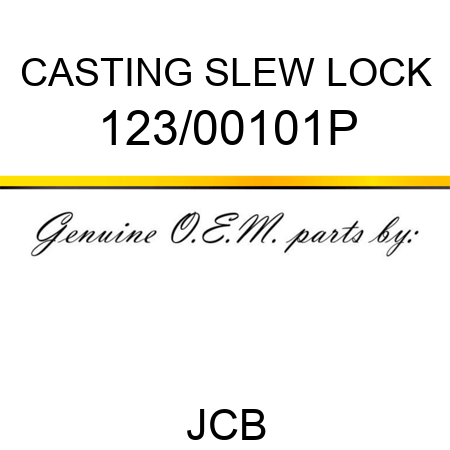 CASTING SLEW LOCK 123/00101P