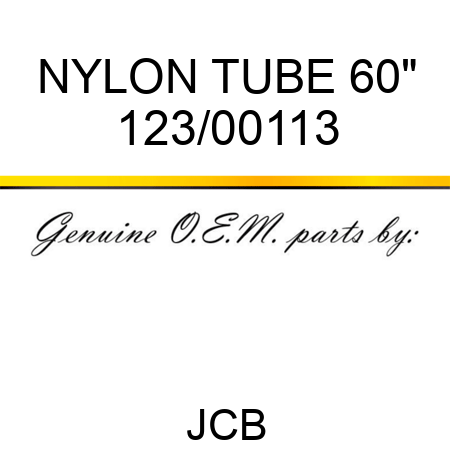NYLON TUBE 60