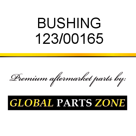 BUSHING 123/00165