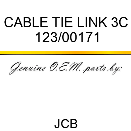 CABLE TIE LINK 3C 123/00171