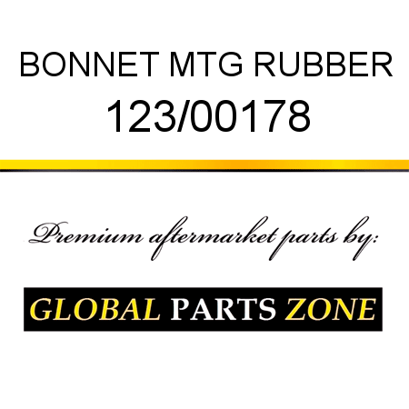 BONNET MTG RUBBER 123/00178