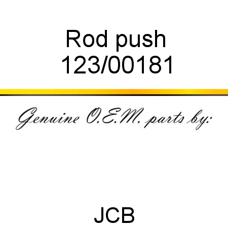 Rod, push 123/00181