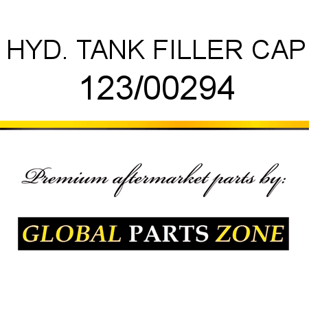 HYD. TANK FILLER CAP 123/00294