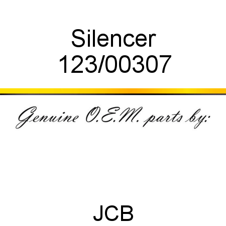Silencer 123/00307