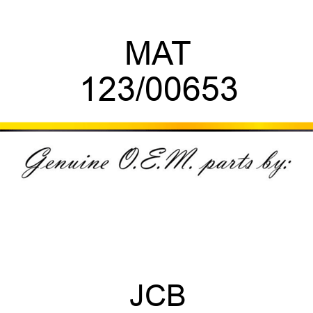 MAT 123/00653