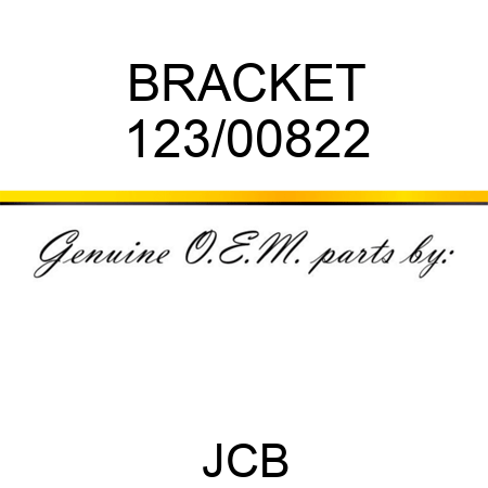 BRACKET 123/00822