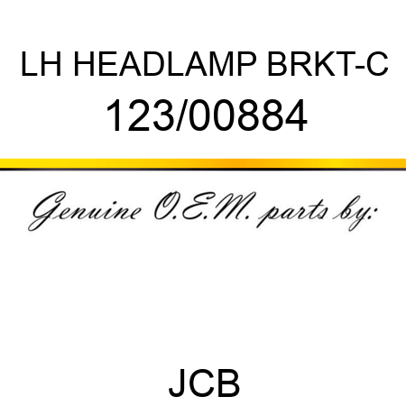 LH HEADLAMP BRKT-C 123/00884
