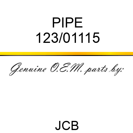 PIPE 123/01115