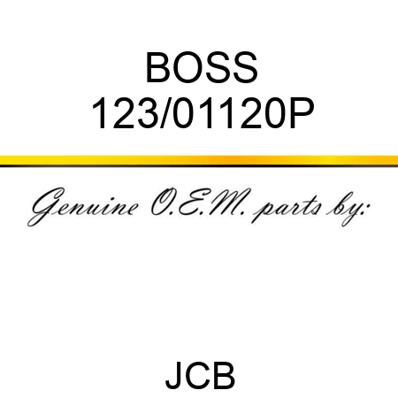 BOSS 123/01120P