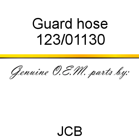 Guard, hose 123/01130