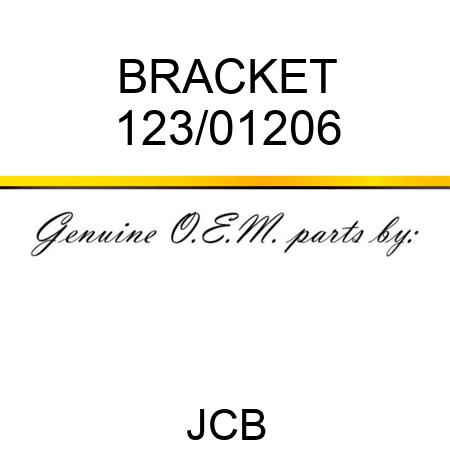 BRACKET 123/01206
