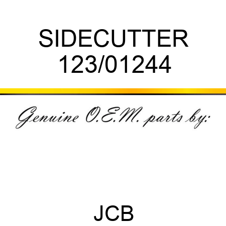 SIDECUTTER 123/01244