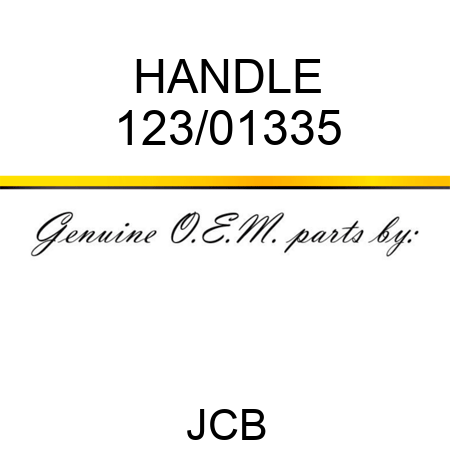 HANDLE 123/01335