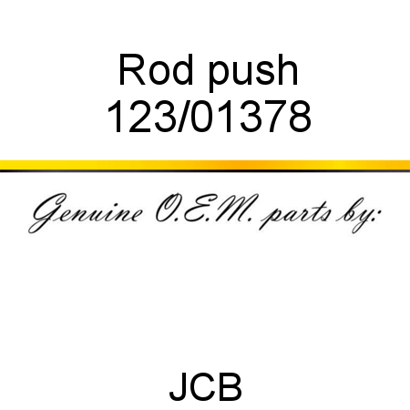 Rod, push 123/01378