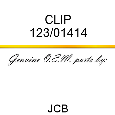 CLIP 123/01414