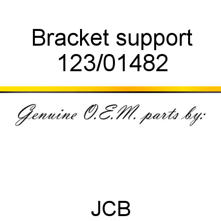 Bracket, support 123/01482