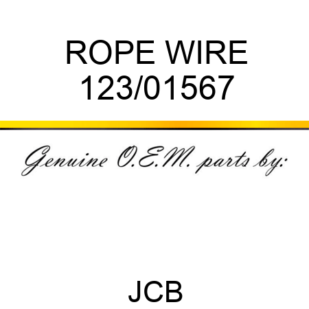ROPE WIRE 123/01567