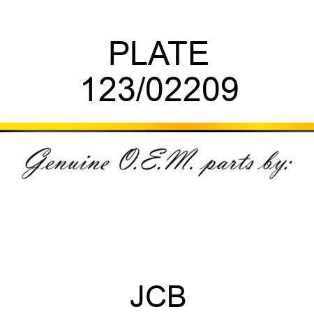 PLATE 123/02209