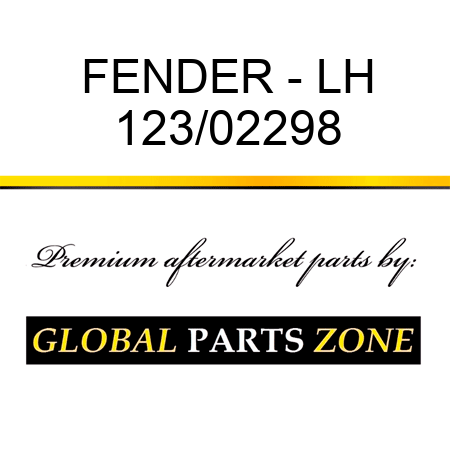FENDER - LH 123/02298