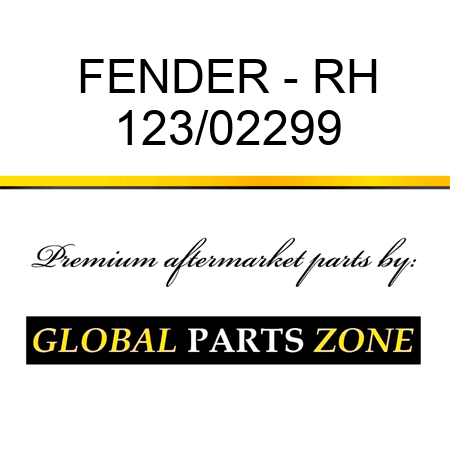 FENDER - RH 123/02299