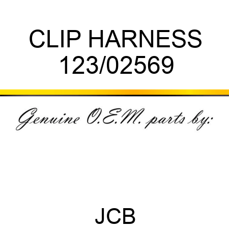CLIP HARNESS 123/02569